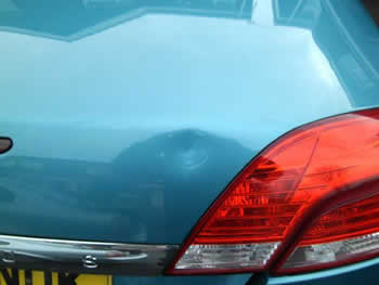 Car Boot/Tailgate Dent