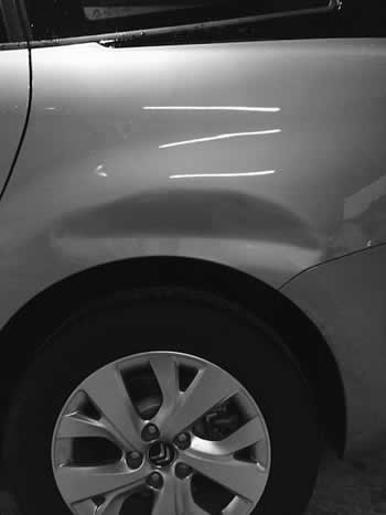 Car rear wing dent removal chester-le-street