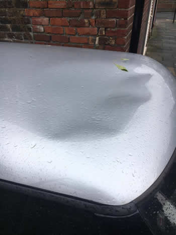 Car Roof Dent